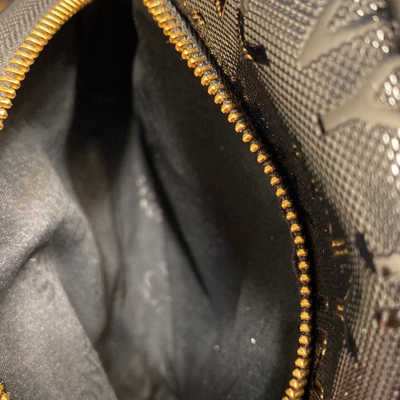 Jones New York Signature Mini Backpack in Emboss black with gold hardware - Picture 8 of 9